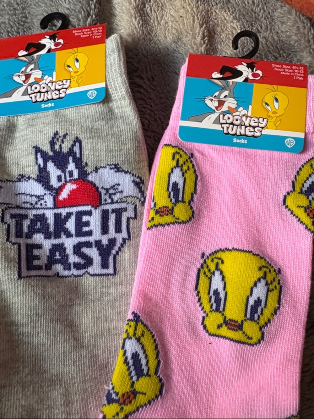 Bugs Bunny/Tweety Socks